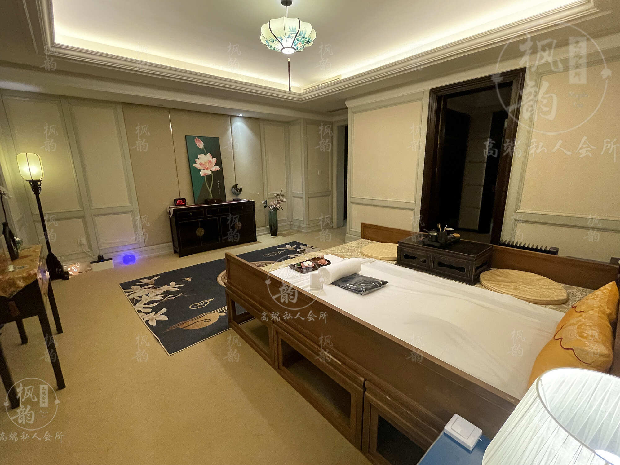 天津渔阳鼓楼人气优选沐足会馆房间也很干净，舒适的spa体验